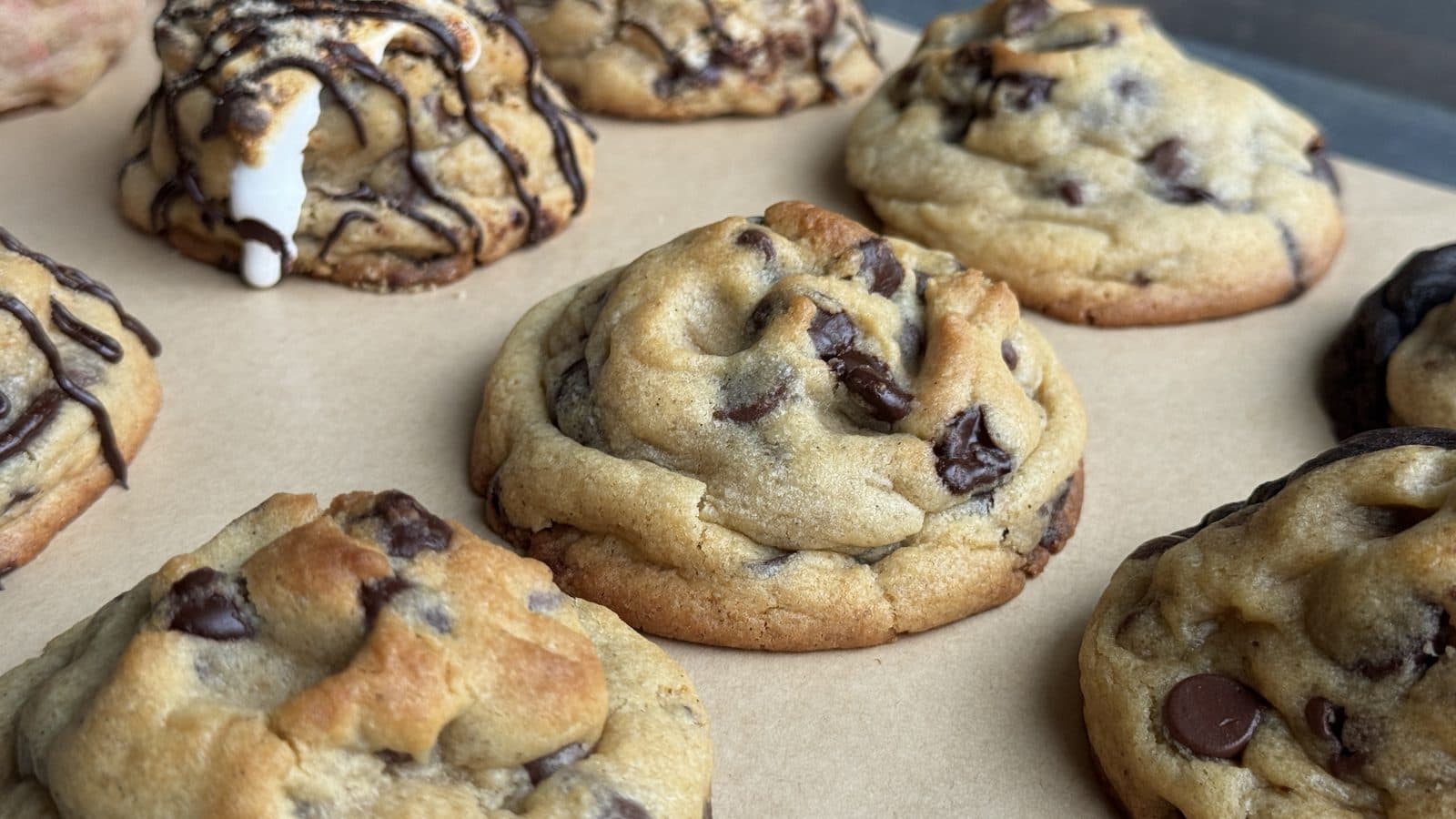 A fresh ShannyCakes cookie, close up